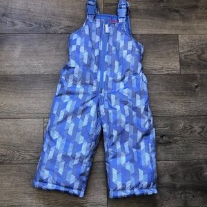 NWOT - London Fog Girls Ski Bibs 2T